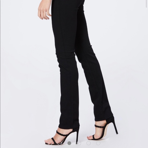 Paige Hoxton Straight Leg Black Denim Sz 26 NEVER WORN - Picture 2 of 10
